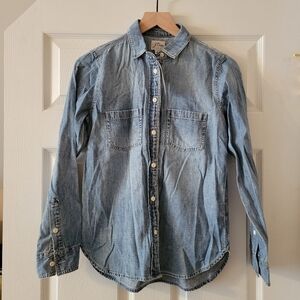 J Crew NWT Chambray Shirt